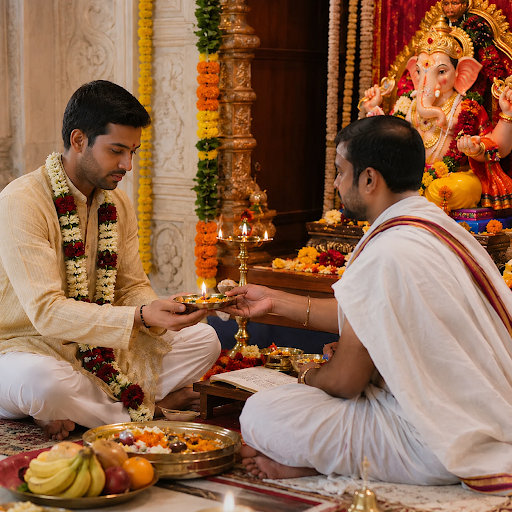 Home ganesha puja