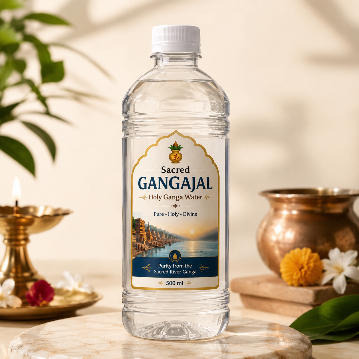 sacred gangajal – holy ganga water for puja, shivling abhishek, housewarming, temple worship & daily rituals sacred gangajal – holy ganga water for puja, shivling abhishek, housewarming, temple worship & daily rituals