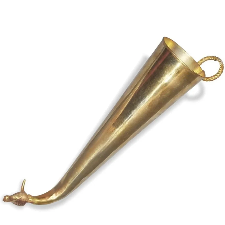 traditional brass shringi for rudrabhishek – sacred water offering horn for shivling abhishek & lord shiva puja traditional brass shringi for rudrabhishek – sacred water offering horn for shivling abhishek & lord shiva puja